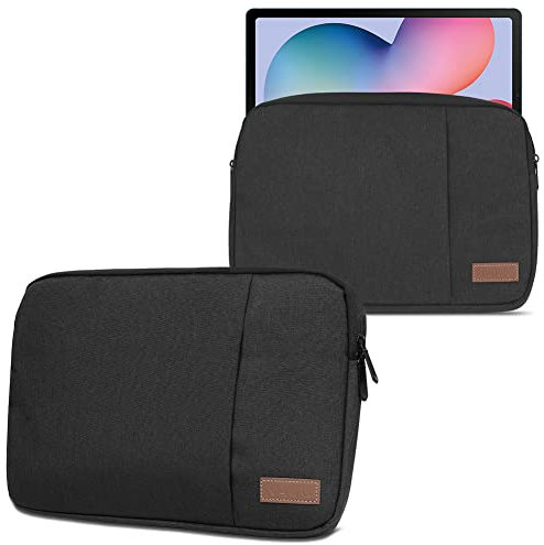 NAmobile Tablet Tasche kompatibel mit Samsung Galaxy Tab S10 Plus S9 Plus S8 Plus S7 Plus/FE 5G 12,4 Zoll Hülle Tasche Schutzhülle Case Cover, Farbe:Schwarz