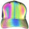 NewL Regenbogen-reflektierende Baseballkappen, fluoreszierend, Rave-Hut, leuchtet im Dunkeln, für Damen und Herren, Reflektierend in Regenbogenfarben, Einheitsgröße