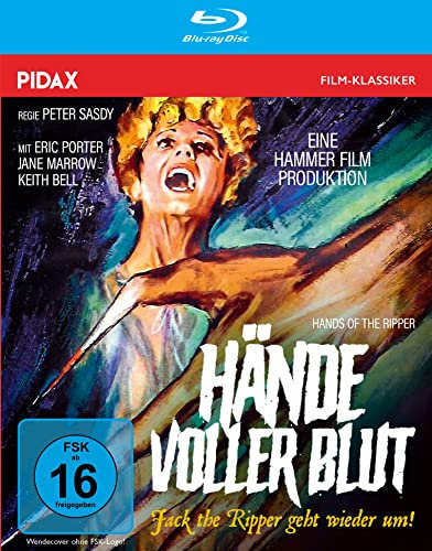 Hände voller Blut (Hands of the Ripper) / Kult-Horrorfilm mit Starbesetzung aus den legendären Hammer-Studios (Pidax Film-Klassiker) [Blu-ray]