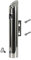 FYLZW Outdoor Ashtray - Wall Mounted Cigarette Bin Stainless Steel Lockable Ash Tray for Pub Office Restaurant Bar