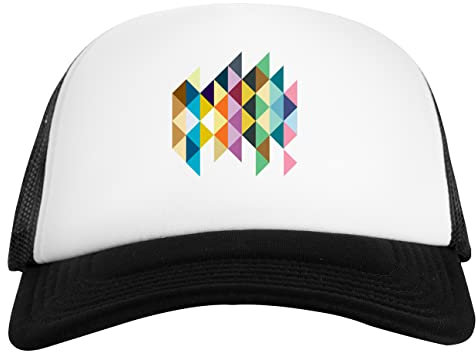 Eeveelution Triangles Premium Weiß Schwarz Unisex Baseball Cap White Black