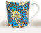 Heritage William Morris Design Blue Anemone Bone China Pint Mug