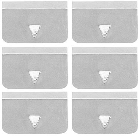 VOBOR Windabweiser-Clips, Universal-Auto-Edelstahl-Wind-Regen-Abweiserkanal, Edelstahl-Befestigungs-Halteklammern-Set(6 Pieces)