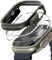 Ringke Slim (2 Pezzi) Compatibile con Cover Apple Watch Ultra 2/1 (49mm), Custodia Sottile Rigida PC Anti Graffio - Clear & Titanium Black