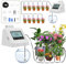 YAHAMOO Bewässerungssystem Automatische Bewässerung Zimmerpflanzen, Einstellbar Wasservolumen Automatisches Bewässerungssystem für Indoor, Garten, Balkon Pflanzen, für bis zu 11 Topfpflanzen
