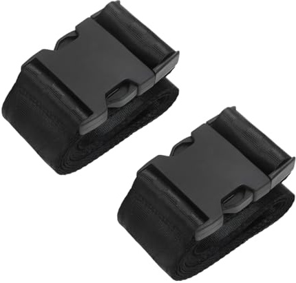 Bittwee 2PCS Car Battery Tie Down Strap, 39 Inch Adjustible Vehicle Battery Box Buckle, Quick-Release Reusable Automobile Battery Hold Down Strap, Universal for SUVs, RVs, Trucks and More