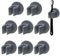 8 Stück Wandhaken Selbstklebende Haken Zahnbürstenhalter Silikon Rasier Halter Toothbrush Holder Wandhalterung Rasierer Mehrzweckhaken Wasserdicht Selbstklebend für Badezimmer Küche Wohnzimmer (grau)