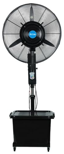 Standventilator mit Wasserkühlung, Sprühventilator Leistungsstarke Kühlung 3 Geschwindigkeiten, Einstellung der Nebelmenge, für Industriestandorte (Size : L, Color : Lift Type)