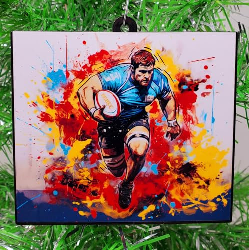 Rugby-Fußball-Ornament