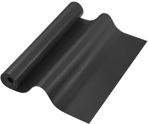 sourcing map 11.8IN x 3.9FT Silicone Baking Mat Rolls, Heat Resistant Baking Mats, Non-Stick Pastry Mats, Non-Slip Countertop Mats, Refrigerator Liners Black