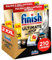 Finish Ultimate PLUS Infinity Shine Pastiglie Lavastoviglie al Limone, 105 Capsule con Scudo Protettivo contro lo Sporco e i Residui Incrostati (Confezione da 2)