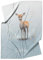 fotobar Personalisierte Kuscheldecke Rehkitz - Kuscheldecke mit Namen und niedlichem Rehkitz - Kuscheldecke 140 x 200 cm mit Namen personalisierbar - Geschenkidee Weihnachten Rehkitz 140 x 200 cm