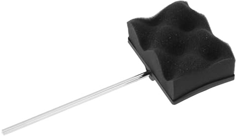 LT Easiyl 1 Stück Bass Drum Beater Pad mit Edelstahlschaft Geeignet für Pedal-Percussion-Instrument-Zubehörteil 21,2 X 10 Cm