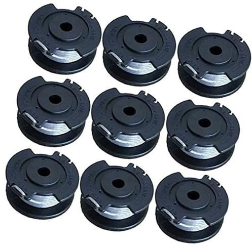 XYWOPO 9 Pack Trimmer Spool Line Replacement, for Bosch, EasyGrassCut 23 26 18 18-230 18-260 18-26 F016800569 18V Trimmer Lawn Mower Spool