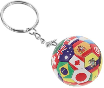 ibasenice Soccer Schlüsselanhänger Mit Rucksackanhänger Fußball Ornament Für Fans Als Dekoration Von Taschen Und Schlüsselbund Für Sportliebhaber