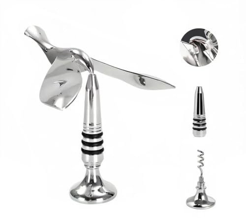 EVIYI Creative Balance of Flying Bird Multi-Function Corkscrew, Beer, Beer, red Wine, or Champagne openers and stoppers, Unique Desktop Stress Relief Toys and Decorations