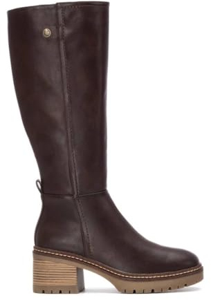 XTI - Bota Mujer Marron - Calzado Cómodo y Versátil - Moda casual - Modelo 14445303 (Talla 39)