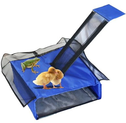 Pool Tier Flucht Rampe, Tiere retten Fluchtrampen, Schwimmerkorb mit Leiterstufen, Filterfänger schwimmende Blätter, Reinigung, ideal zum Schutz, Sicherheitszubehör, 71 x 33 x 12 cm