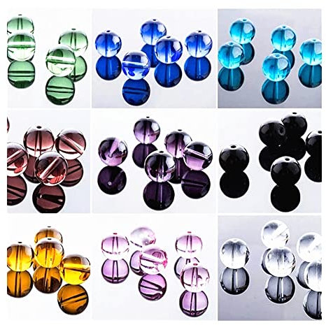 Hängekristalle Prismen mehrfarbiger Kronleuchter 500pcs/lot bördelt 8mm Kristallglas-Leuchter-Korne for Leuchterzusätze anderes DIY Bördeln Hängekristalle Kristalle für Dekoration