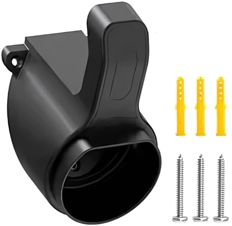 Omana EV Charger Holder Type 2 | Wall Mount Cable Holder Organizer for Electric Car | Anti-Theft Type2 Wallbox Charging Station Holder & Bracket for Cable