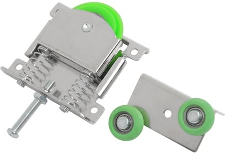 QOXEZY Kleiderschrank-Schiebetür-Riemenscheibe zum Aufhängen mit Schwerem und Kleiderschrank, Größe 5 x 64 x 13 mm, hergestellt aus Kunststoff und Nylon, Zuverlässigkeit in verschiedenen Einstellungen