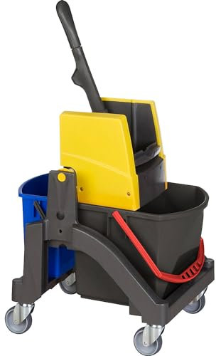 Vermop | Nasswischwagen AQUVA | ohne Deichsel | mit 1 x 17-l-Eimer | 1 x 6-l-Eimer