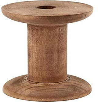 Creativ 56467 20 mm Kern, 10-teilige Holzspule 70 mm, Lochgröße 10 mm, braun