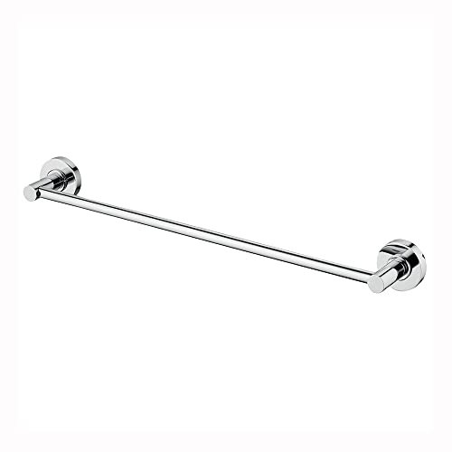 Ideal Standard IOM Porte Serviette Salle de Bain Largeur 45 cm Finition Chrome Rosaces Rondes Fixation Murale & Kit Installation Inclus A9117AA