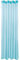 Gardine mit Ösen, Transparent Voile 140 x 245cm (Breite x Länge) in türkis - aqua, Ösenschal in vielen weiteren Farben und Größen
