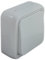 SPIN Interruttore slim a 1 livello, stile moderno, bianco, interruttore a parete, isolamento in plastica resistente al fuoco