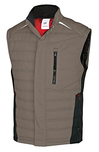BP 1986-570-50 Thermoweste - Schlanke Silhouette - Stehkragen - Thermofutter - 65% Polyester, 35% Baumwolle - Standard Passform - Größe: L - Farbe: walnuss