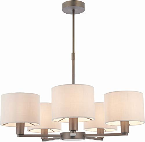 Endon Daley 5 Light Ceiling Light Antique Bronze