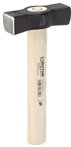 RUTHE 3010039119 - Maceta de albañil con mango de madera de fresno (1000 g)