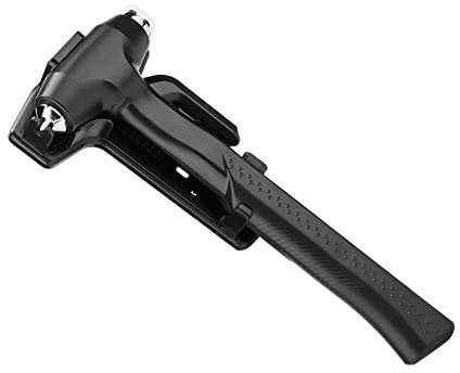 Nikou Car Window Breaking Safety Hammer Belt Cutter Mini Emergency Escape Tool, Long Handle Bus Breaking Hammer Tool