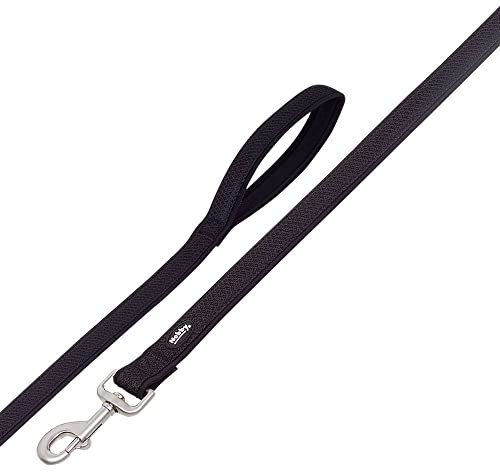 Nobby Leine Mesh Preno, schwarz, L: 120 cm, B: 20/25 mm, 1 Stück