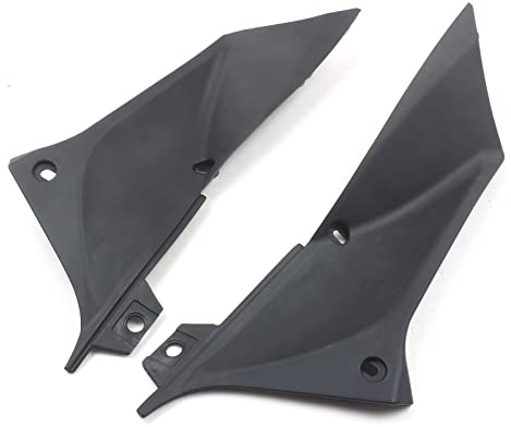 FINMOKAL Parte nera non verniciata della parte dell'inserto della carenatura della copertura del condotto dell'aria laterale per Yamaha YZF R1 2002-2003