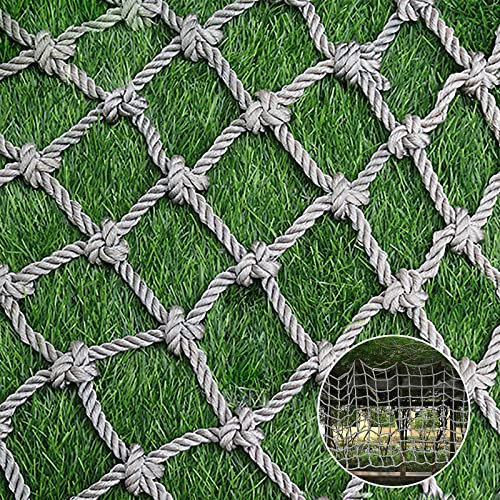 Kletternetz für Kinder im Freien, Kletterwand für Kinder, Sicherheitsnetze, Fracht-Strickleiter, Balkongeländer, Treppenschutz, Zaun, Dekoration, Maschennetze, 2 * 5 m (6,6 * 16,4