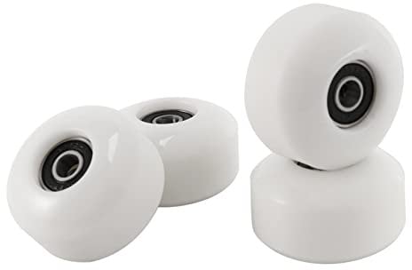 Trjgtas Rollen mit Kugellagern, 52 x 30 mm, Street PU , Teile Cruiser Longboard (4) weiß