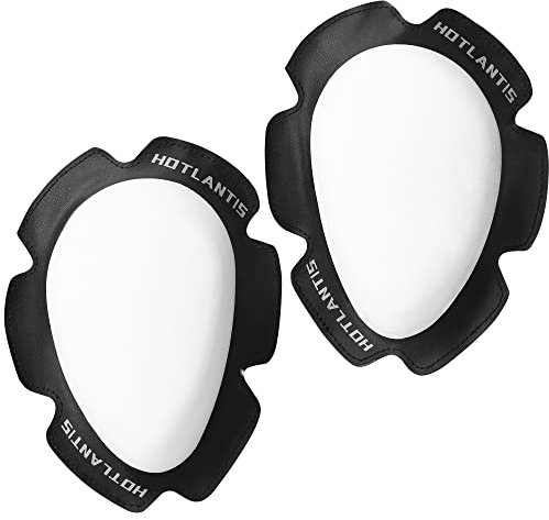 Deslizaderas Moto Universales Para Rodilleras Carrera de Motociclismo al Aire Libre (Blanco)