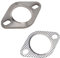 Kit de Conexión de Brida de Escape, 2 Pernos Kit de Conexión de Brida de Escape de 2 pulg. Acero Inoxidable para Cabezales Catback de Tubo Descendente de Escape