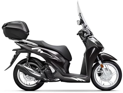 Kit adesivi Compatibili con HONDA SH 150i decal grafica completa carene laterali ruote cerchi scegli colore Cod. 2038 (010 Bianco)