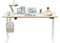 FitStand-Höhenverstellbarer Kinderschreibtisch/Ergonomischer Schreibtisch/Höhenverstellbarer Schreibtisch/Studienpult für Kinder jeden Alters -120 * 60CM, 55CM-81CM, 80KG Belastung (Weiß)