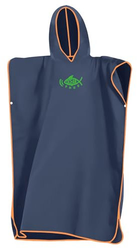 QKTYB Surf Poncho Herren Damen, Umziehhilfe Strand Erwachsene Mikrofaser Ultraleicht und Schnelltrocknend Badeponcho Handtuch Poncho Umziehponcho für Schwimmen Strand