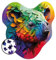 Milliwood Alternative Geometry - Ungewöhnliche Puzzles für die ganze Familie - Tolle Unterhaltung für alle Altersgruppen - Unregelmäßige Formen - 500 Teile - Blooming Koala - 40x44cm