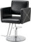 CO-Z Friseurstuhl Schwarz 47-62 cm Höhenverstellbare Friseurstühle Barber Stuhl 360° Drehbar Frisörstuhl 150KG Barberstuhl für Friseursalon Frisörladen Barbershop