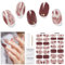 Nagelfolie UV Härtend - 28 Stück Nagelsticker Herbst UV Gel Nagelfolien Selbstklebend Halloween Nail Sticker Nagellackstreifen Gel-Nagelaufkleber in Salonqualität Art Stickers