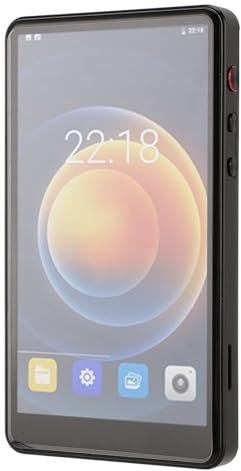 MP3 Player with Bluetooth and WiFi, 5.2'' Full Touch Screen MP4 Player RAM 2GB ROM 16GB, Dual Cameras, HiFi Stereo Streaming Music Player for Android, 30 Hours Playtime
