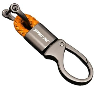 HBJzxlOK Porte-clés de Moto pour H&Onda pour PCX125 PCX150 PCX160 2022 2023(Orange)