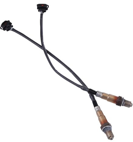 2PCS Lambdasonde Nach Kat für O-pel Astra J H A04 Corsa C F08 F68 Saab 9-3 S07 X15 G09 S10 J13 P12 Z02 1.2 1.4 1.6 1.8 Lambdasonde Diagnosesonde Heated Oxygen Sensor 55574135 855405,4-Polig