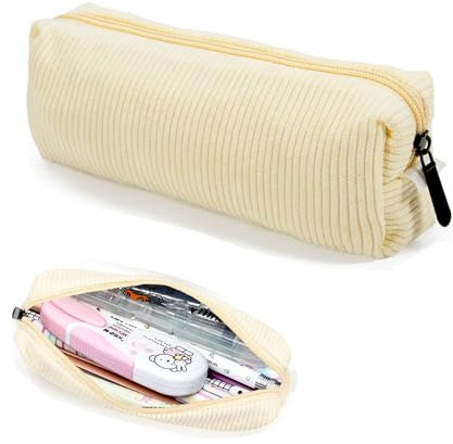 Viechoes Mäppchen Beige - Federmäppchen Aesthetic für Mädchen Teenager Schule